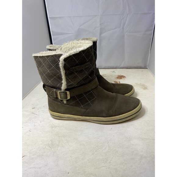 Helly Hansen Women`s Green Leather Boots Size 8 - Picture 3 of 11